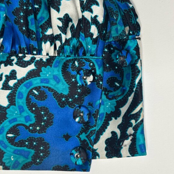 Marciano patterned printed silk top - Picture 6 of 8